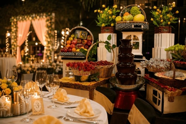 Catering setup